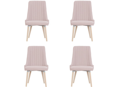 4x Stühle Stuhl Polster Modernes Set Design Lehn Garnitur Sessel Komplett Neu